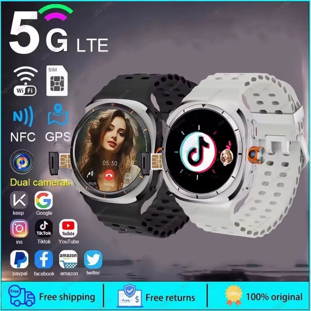 5G Smartwatch – Camera, GPS, NFC, 32GB, SIM Compatible
