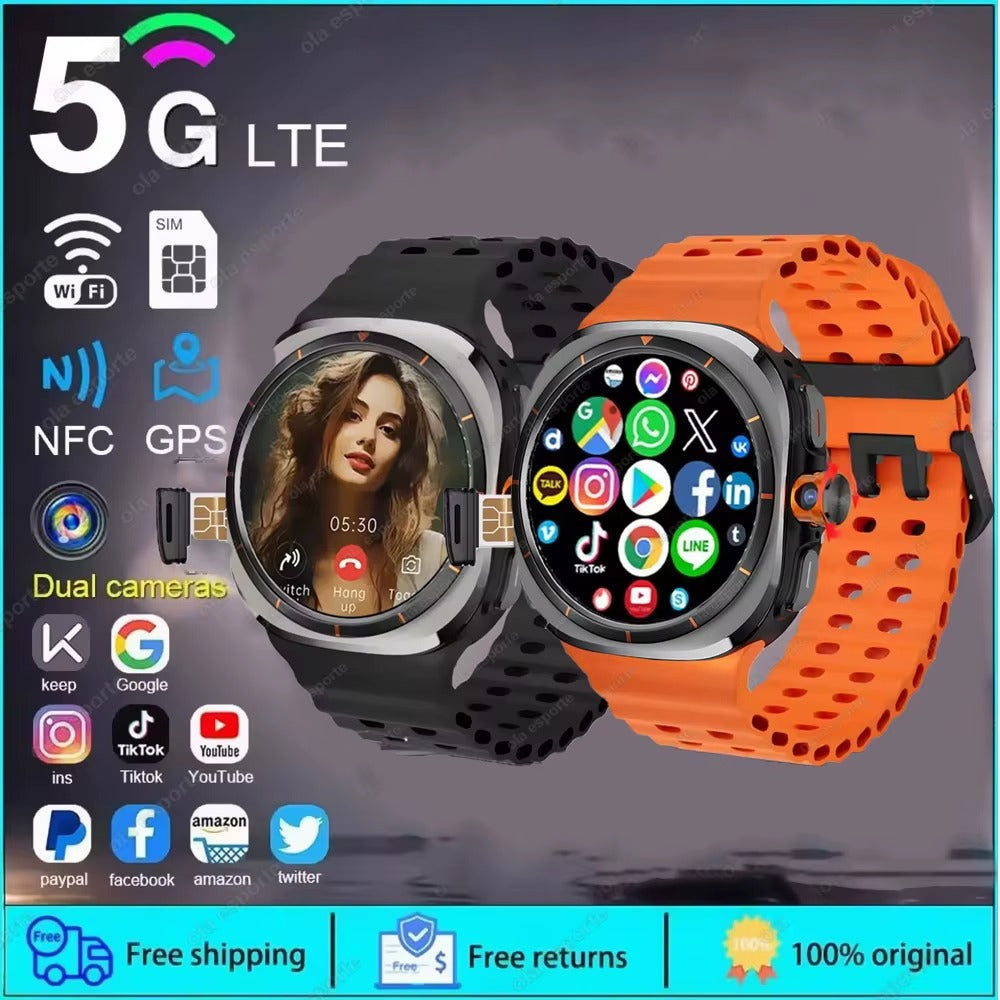5G Smartwatch – Camera, GPS, NFC, 32GB, SIM Compatible