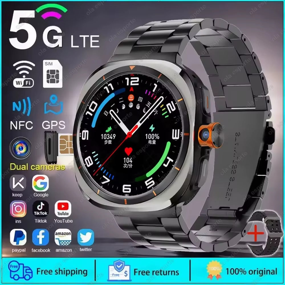 5G Smartwatch – Camera, GPS, NFC, 32GB, SIM Compatible