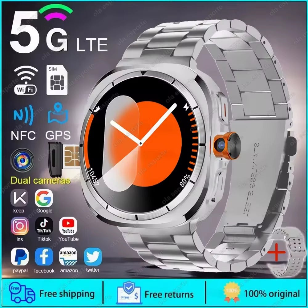 5G Smartwatch – Camera, GPS, NFC, 32GB, SIM Compatible