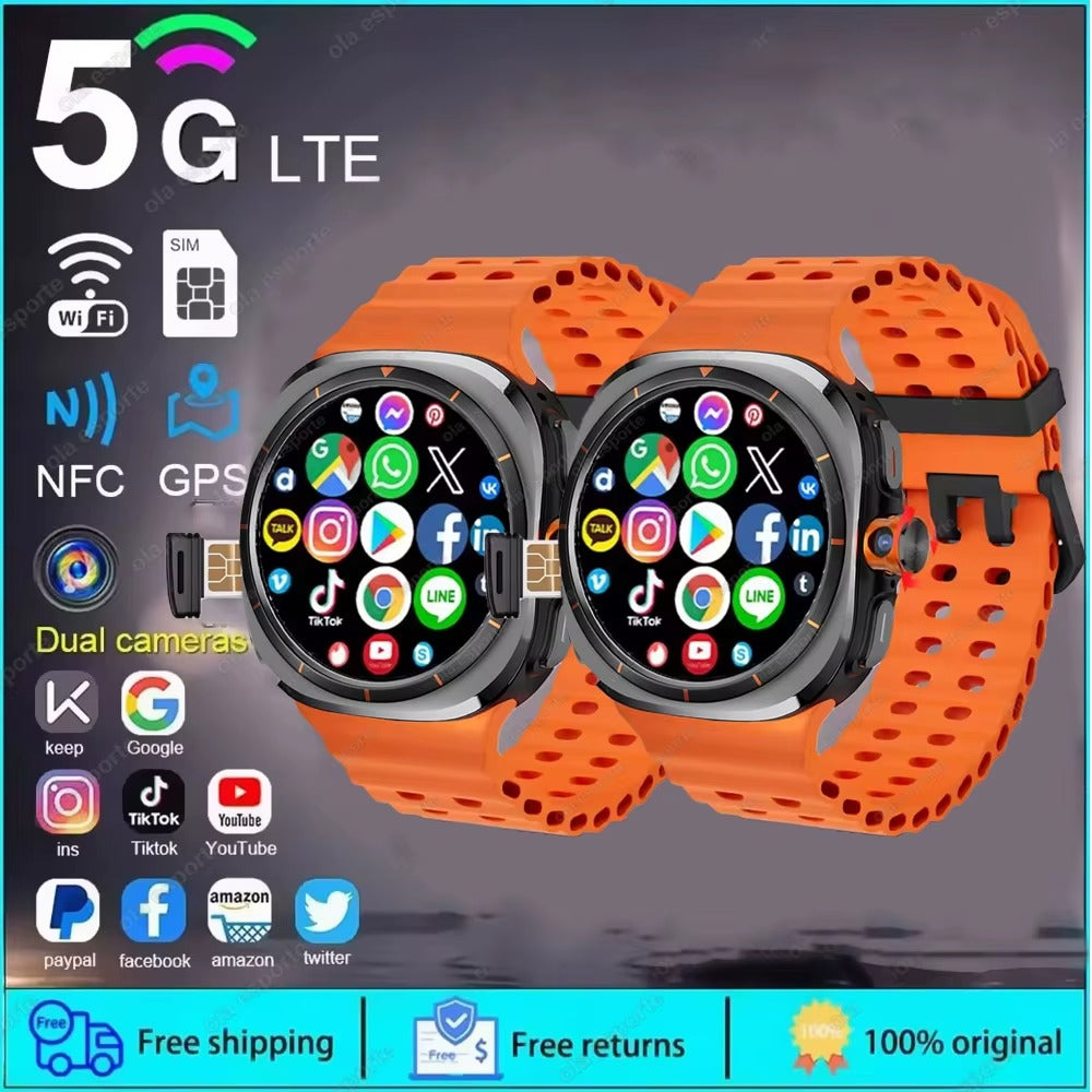 5G Smartwatch – Camera, GPS, NFC, 32GB, SIM Compatible