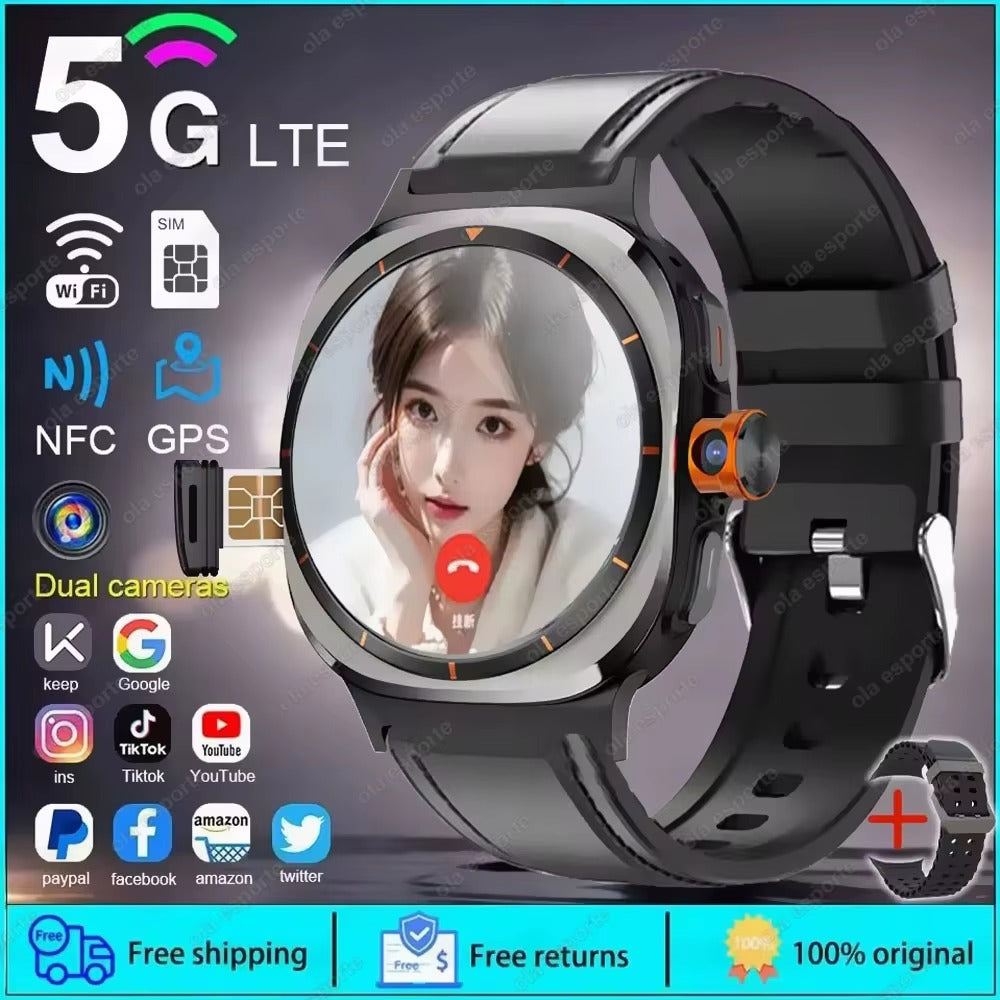 5G Smartwatch – Camera, GPS, NFC, 32GB, SIM Compatible