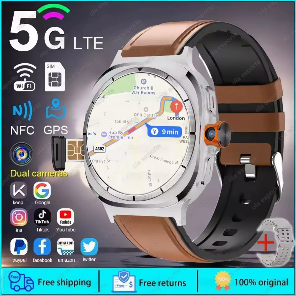 5G Smartwatch – Camera, GPS, NFC, 32GB, SIM Compatible