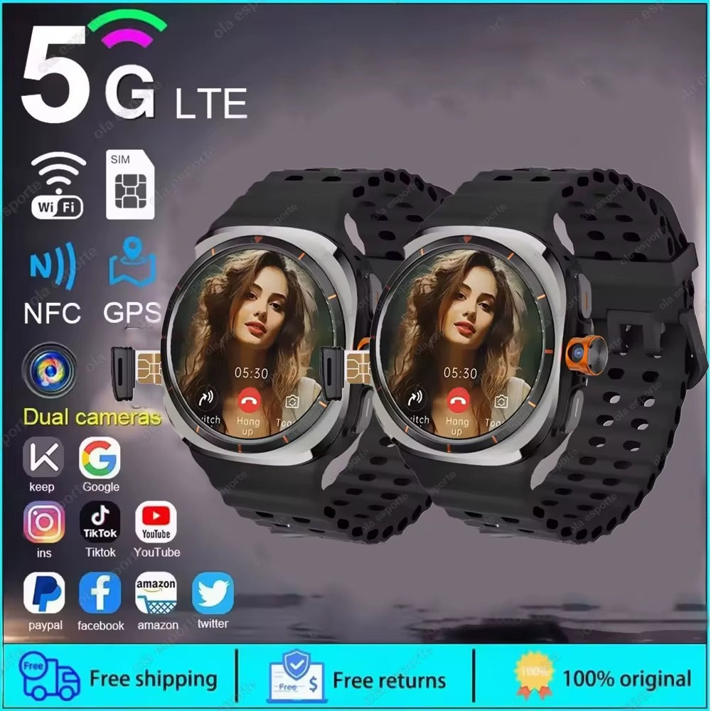5G Smartwatch – Camera, GPS, NFC, 32GB, SIM Compatible