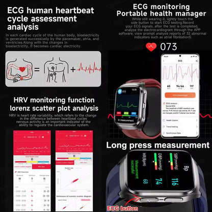 NEW Air Pump Airbag Blood Pressure Accurate Diagnosis Smart Watch
