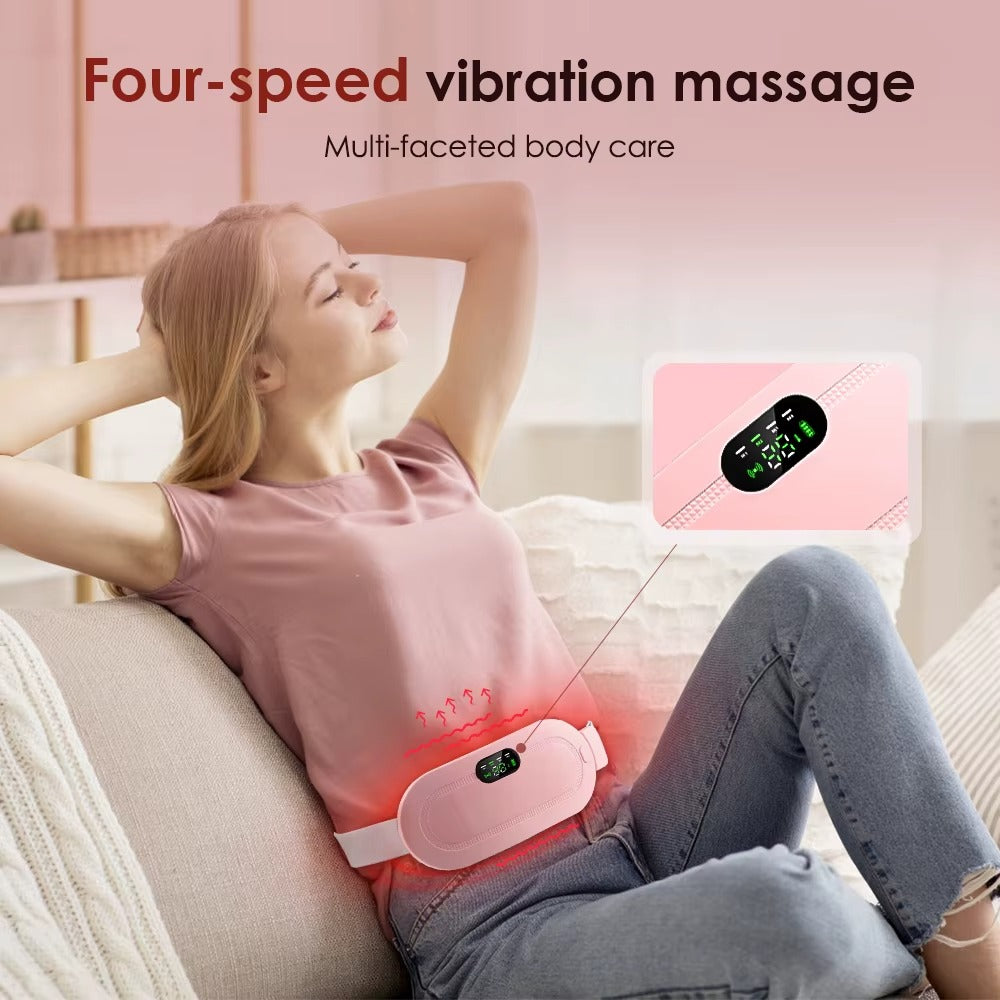 Electric Menstrual Cramp Relief Heating Pad Belt