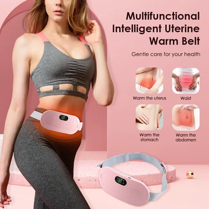 Electric Menstrual Cramp Relief Heating Pad Belt