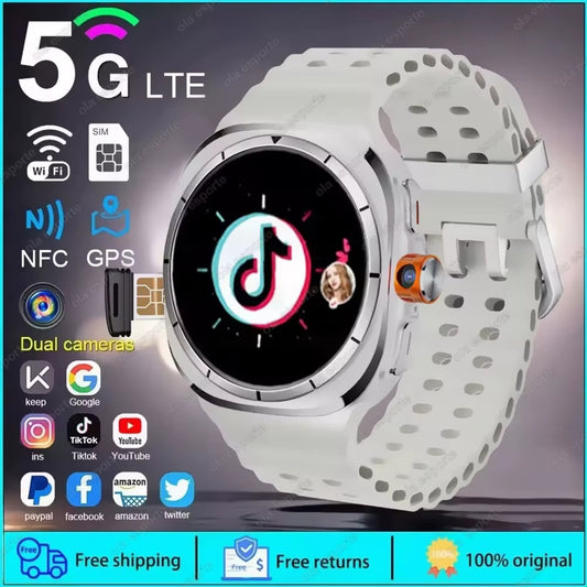 5G Smartwatch – Camera, GPS, NFC, 32GB, SIM Compatible